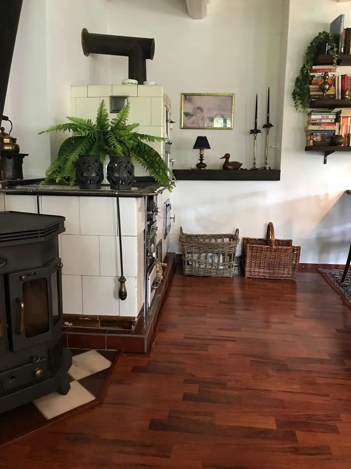 Keuken van landhuis, Tsjechisch Canada, Tsjechie.