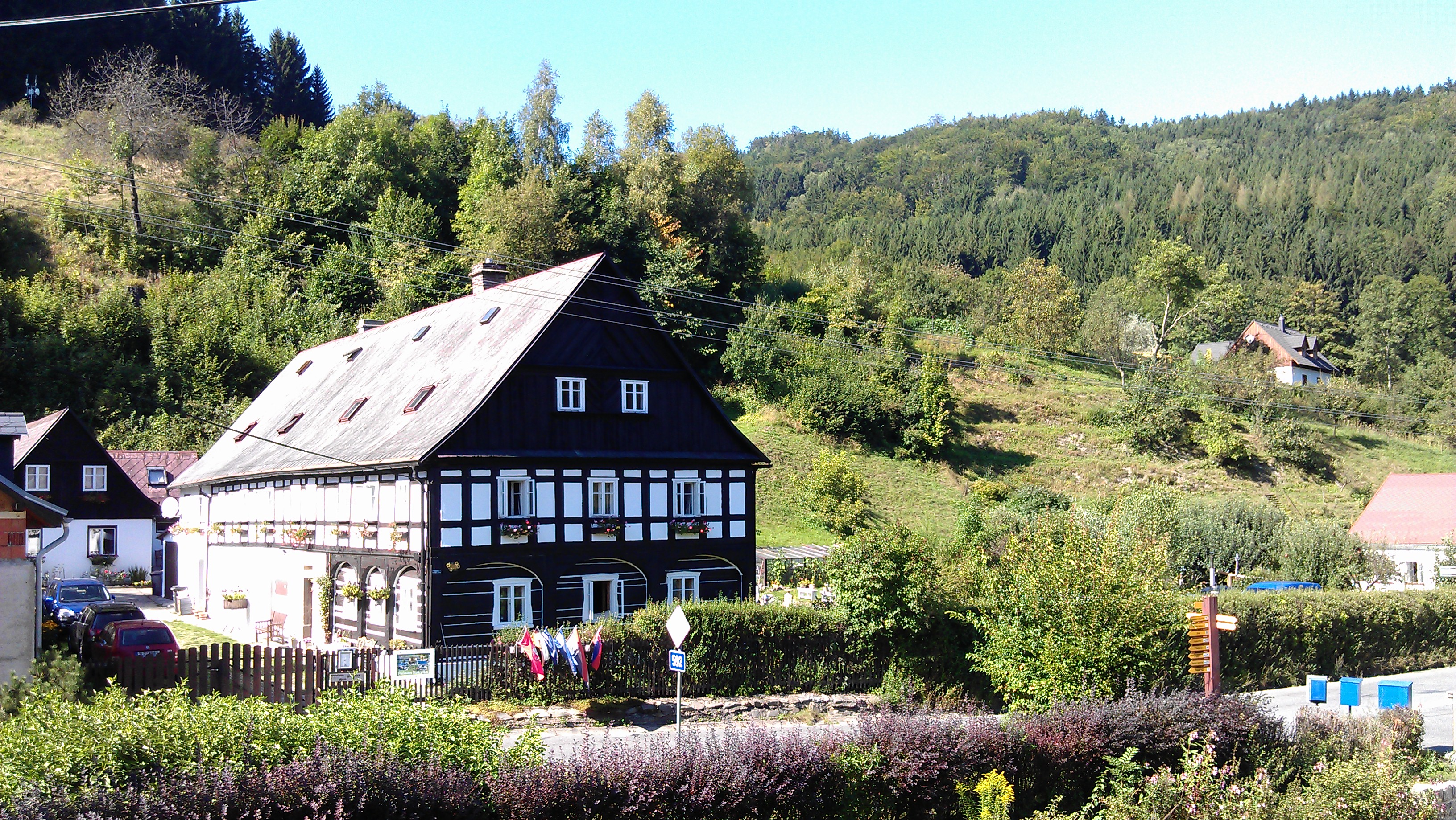 Zu verkaufen denkmalgeschütztes Gästehaus und Ferienhaus, Umgebung Reichenberg (Liberec), Tschechische Republik (Nordböhmen).